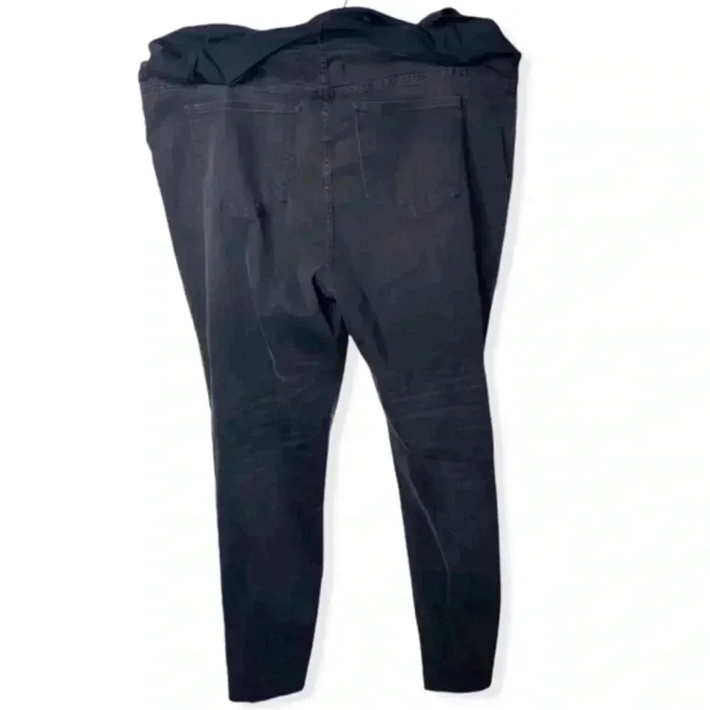 Madewell Maternity Over-the-Belly Skinny Jeans‎ in Gray - Picture 2 of 8
